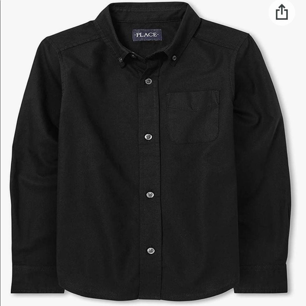 The Childrens Place Boys Long Sleeve Oxford Shirt